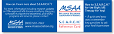 Front and back of laminated wallet-size, reference card