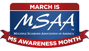 March is MS Awareness Month Logo