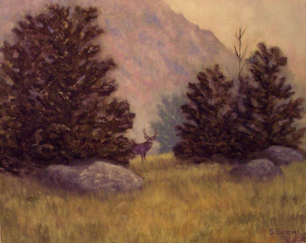 Buck Amid Whispering Pines - Artwork