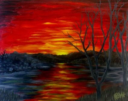 Red Sunset - Artwork
