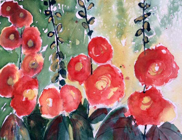 Patricia Heller - Poppies Reaching for the Sun