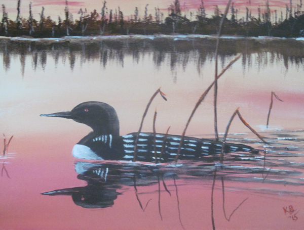 Peaceful Loons