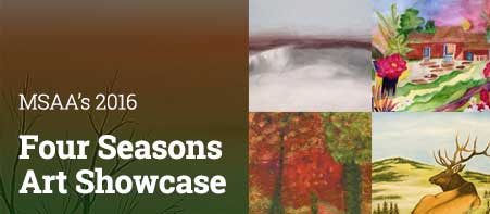 2016 MSAA Four Seasons Art Showcase Banner