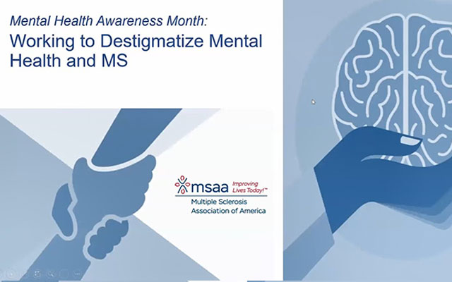 Working to Destigmatize Mental Health and MS