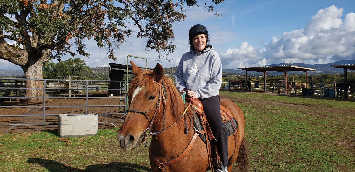 Karen McCoy on Horse