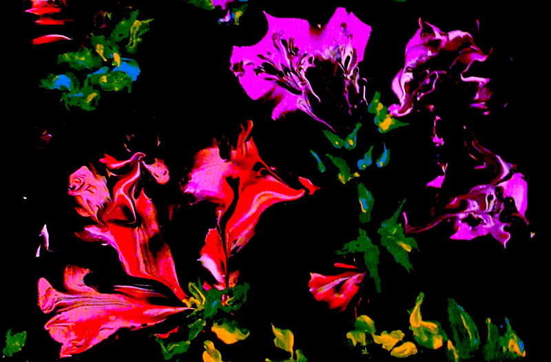 Abstract Lilies