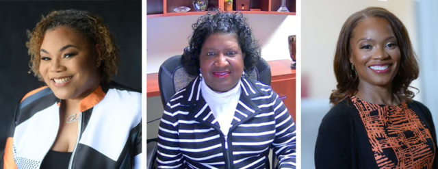 Three New Orleans presenter headshots of Dr. Mitzi Joi Williams, Annette Howard, Annette Okai, respectively, for MSAA's educational program