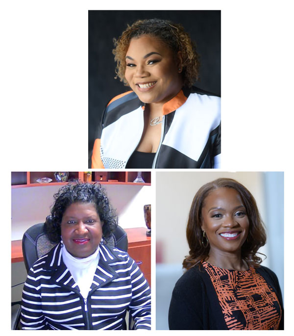 Three New Orleans presenter headshots of Dr. Mitzi Joi Williams, Annette Howard, Annette Okai, respectively, for MSAA's educational program