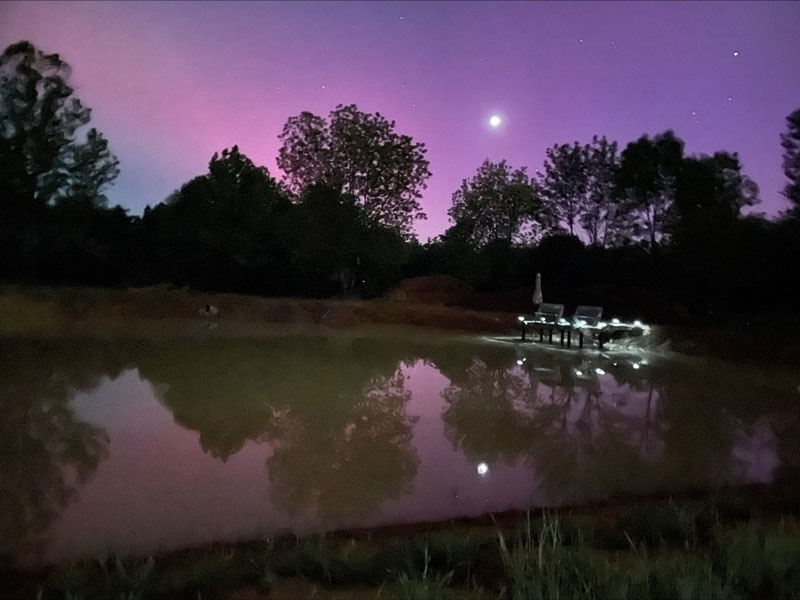 Northern Lights in Northern Christian County, KY