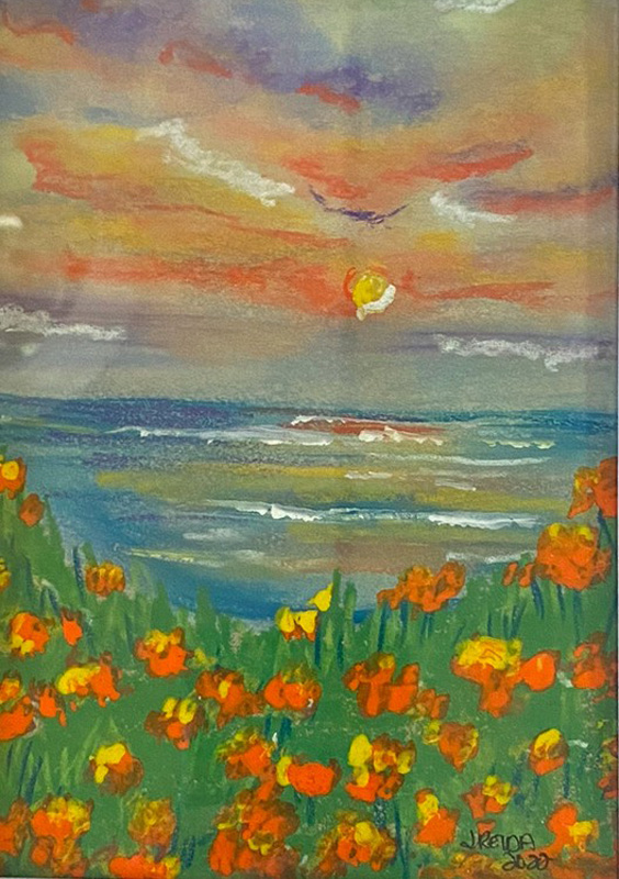 Poppies Overlooking the Pacific