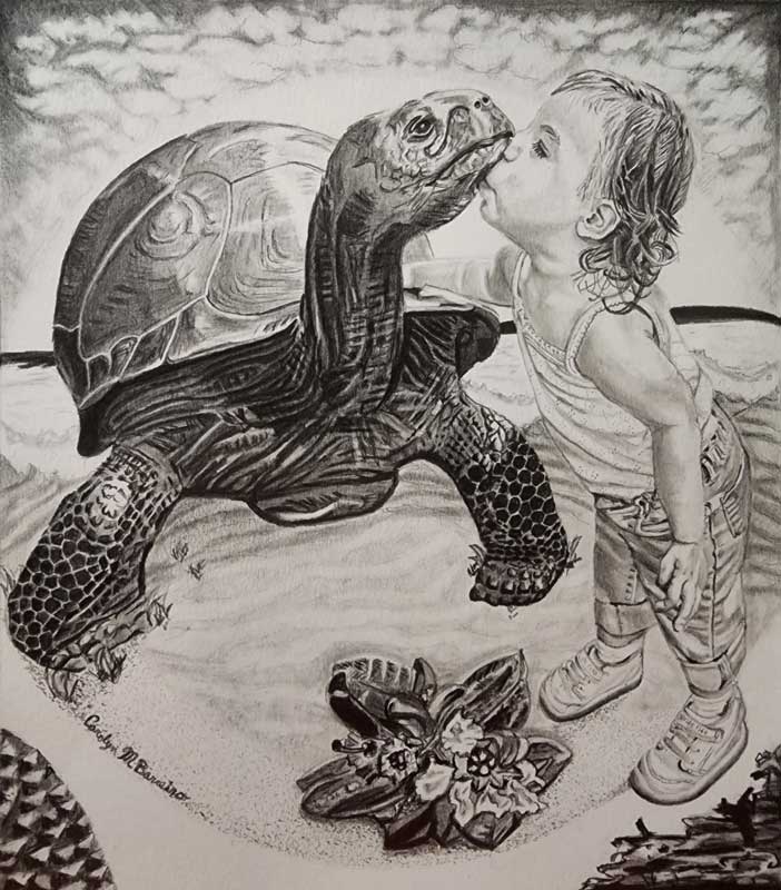 Al-dab-ra kiss on you by Carolyn Barreiro