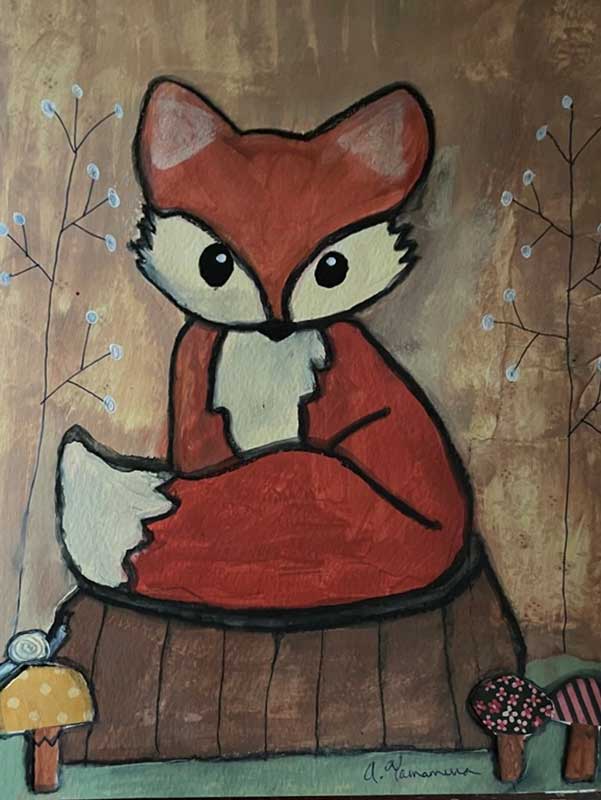 Fancy Fox by April Yamamura