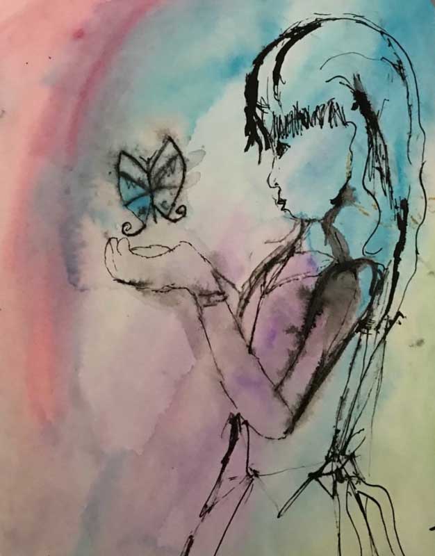 Girl with Butterfly Girl with Butterfly by Lauren Meyrowitz