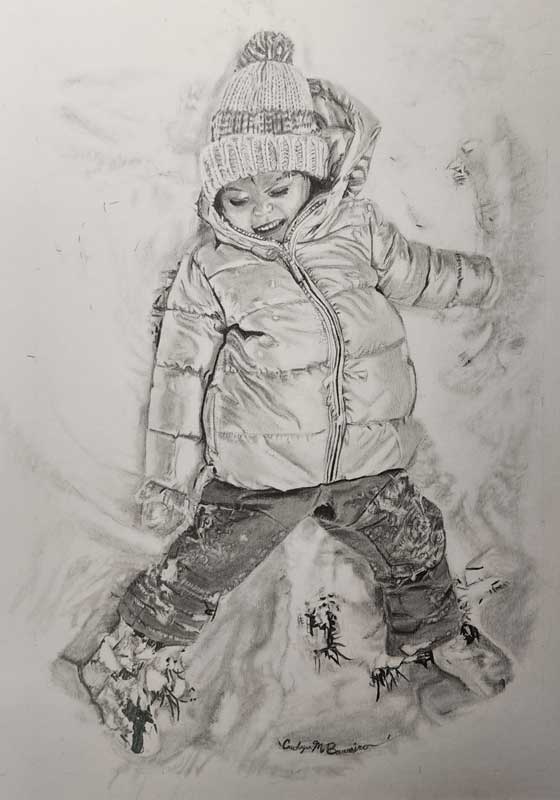 Snow Angel by Carolyn Barreiro