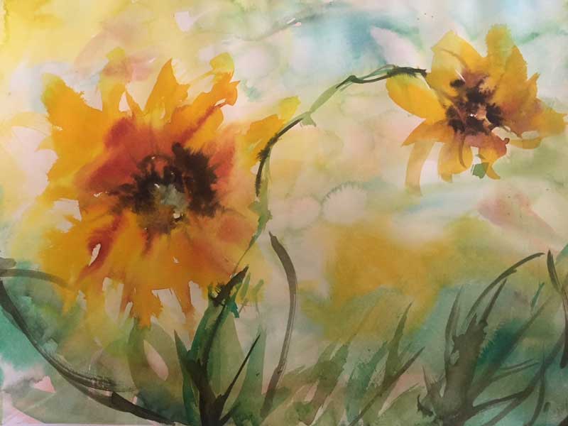 Sunflowers by Cheryl Rosenfield Zankman