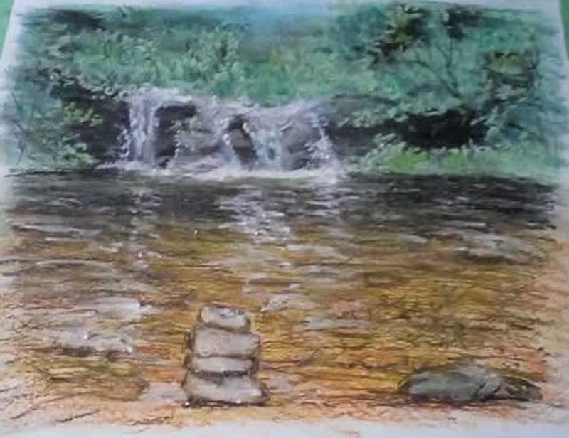 The Deep Woods Waterfall The Deep Woods Waterfall by Barry Bender