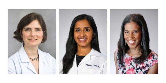 Dr. Karen Berkowitz, Dr. Rohini Samuldralwar, and Dawn Morgan, 
