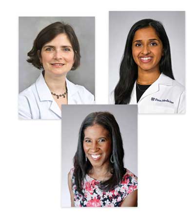 Karen M. Berkowitz, M.D., Rohini Samudralwar, MD, and Dawn Morgan