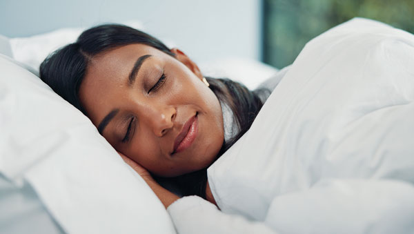 sleeping woman