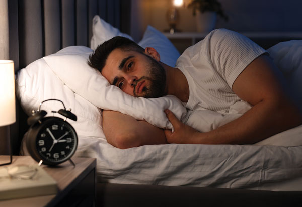 sleeping man